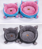 ssss  Cute Soft Fleece Detachable Teddy Small Dog Beds Pet Mat Small Dog Puppy Kennel House for Cats Sleeping Bag Bed
