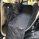 Dog Car Seat Covers with Mesh Visual Window Scratchproof Pet Hammock Waterproof for Back Seat 2 Storage Pockets Dog Seat Cover