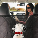 Dog Car Seat Covers with Mesh Visual Window Scratchproof Pet Hammock Waterproof for Back Seat 2 Storage Pockets Dog Seat Cover