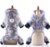 Dog Clothes Pajamas Fleece Jumpsuit Winter Dog Clothing Four Legs Warm Pet Clothing Outfit Small Dog Star Costume Apparel