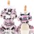 Dog Clothes Pajamas Fleece Jumpsuit Winter Dog Clothing Four Legs Warm Pet Clothing Outfit Small Dog Star Costume Apparel