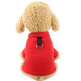 Dog Coats Jacket With Collar Hole Pet Clothing Winter Pet Puppy Dog Clothes For Small Medium Dogs Outfits Apparel