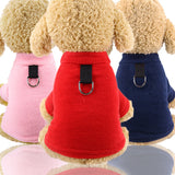 Dog Coats Jacket With Collar Hole Pet Clothing Winter Pet Puppy Dog Clothes For Small Medium Dogs Outfits Apparel
