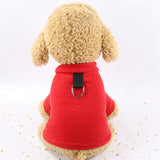 Dog Coats Jacket With Collar Hole Pet Clothing Winter Pet Puppy Dog Clothes For Small Medium Dogs Outfits Apparel