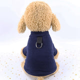Dog Coats Jacket With Collar Hole Pet Clothing Winter Pet Puppy Dog Clothes For Small Medium Dogs Outfits Apparel