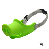 Dog Muzzles Breathable Cute Pig Muzzle Silicone Anti-bite Stop Bark Bite Mouth Mask Adjustable for Small Dog Pet Mouth Cover