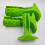 Dog Toy Teething Stick Dog Toothbrush Chew Toy Dental Care Cleaner Brush Stick Puppy Toothbrush Soft Rubber Rubber Toys