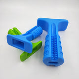 Dog Toy Teething Stick Dog Toothbrush Chew Toy Dental Care Cleaner Brush Stick Puppy Toothbrush Soft Rubber Rubber Toys