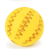 Dog Toys Interactive Natural Rubber Ball Cat Puppy Chew Toy Food Dispenser Ball Bite-Resistant Clean Teeth Pet Playing Ball5/7CM