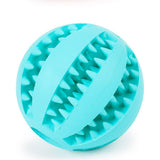 Dog Toys Interactive Natural Rubber Ball Cat Puppy Chew Toy Food Dispenser Ball Bite-Resistant Clean Teeth Pet Playing Ball5/7CM