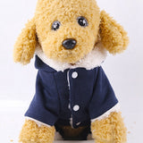 Dog Warm Accessories Clothes Pet Thickening Costume Small Dogs Jacket 4-legged Hooded Coat Puppy Winter Clothes Fashionable