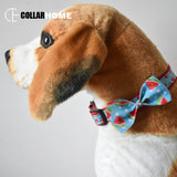 Dog bow collar for small medium dog teddy watermelon ribbon pet traction leash puppy necklace engrave ID Anti-lost running rope