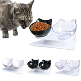 dasda  Dogs Feeders Bowls With Raised Stand Cats Double Bowl  Pet Food Water Bowls Cat Feeding Bowl Pet Supplies