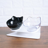 dasda  Dogs Feeders Bowls With Raised Stand Cats Double Bowl  Pet Food Water Bowls Cat Feeding Bowl Pet Supplies