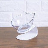dasda  Dogs Feeders Bowls With Raised Stand Cats Double Bowl  Pet Food Water Bowls Cat Feeding Bowl Pet Supplies