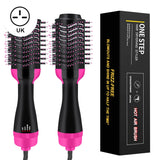 Dropshipping Hair Brush One-Step Hair dry brushVolumizer 3 In 1 Dryer Straightener Curler Styling Comb hot comb blow dryer brush