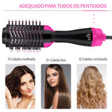 Dropshipping Hair Brush One-Step Hair dry brushVolumizer 3 In 1 Dryer Straightener Curler Styling Comb hot comb blow dryer brush