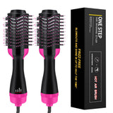 Dropshipping Hair Brush One-Step Hair dry brushVolumizer 3 In 1 Dryer Straightener Curler Styling Comb hot comb blow dryer brush