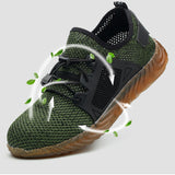 Dropshipping Indestructible Ryder Shoes Men And Women Steel Toe Air Safety Boots Puncture-Proof Work Sneakers Breathable Shoes
