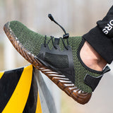 Dropshipping Indestructible Ryder Shoes Men And Women Steel Toe Air Safety Boots Puncture-Proof Work Sneakers Breathable Shoes
