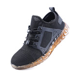 Dropshipping Men And Women Steel Toe Air Safety Boots Indestructible Ryder Shoes light Work Sneakers Breathable Shoes