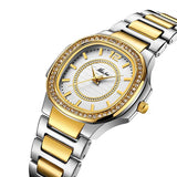 Dropshipping Neue 2019 Heißer Verkauf Handgelenk Uhren Für Frauen Edelstahl Gold Weiblichen Uhr Diamant Armbanduhr Patek Handgelenk Uhr - app80