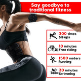 dasda  EMS trainer Muscle Stimulator Trainer Smart Fitness Abdominal Training ABS Stimulator Body Slimming Belt Unisex Stickers