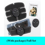 dasda  EMS trainer Muscle Stimulator Trainer Smart Fitness Abdominal Training ABS Stimulator Body Slimming Belt Unisex Stickers