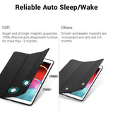 ESR Case for iPad mini 5 Air 3 2019 Air3 Ultra Slim Leather Smart Rubber Soft TPU Back Magnet Cover for iPad 7 7th Gen 10.2 Blue