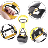 Efficient cleaning pet poop picker safety outdoor long handle stool cleaner
