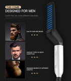 dasda  Electric Comb Hair Brush Beard Straightener Hair Straighten Electric Beard Straightening Comb Quick Hair Styler Dropshipping