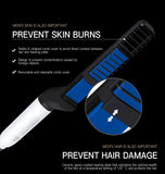 dasda  Electric Comb Hair Brush Beard Straightener Hair Straighten Electric Beard Straightening Comb Quick Hair Styler Dropshipping