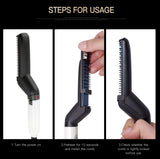 dasda  Electric Comb Hair Brush Beard Straightener Hair Straighten Electric Beard Straightening Comb Quick Hair Styler Dropshipping