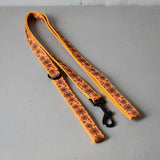 Engraved dog collar with bow tie for small medium dogs teddy Halloween pet accessories puppy necklace straps leash factory price