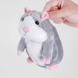 Enjoybay Talking Hamster Plush Toy Funny Electronic Stuffed Animals Hamster Bear Toy for Kids Play Hide Bear Toy Plush Toy