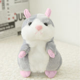 Enjoybay Talking Hamster Plush Toy Funny Electronic Stuffed Animals Hamster Bear Toy for Kids Play Hide Bear Toy Plush Toy
