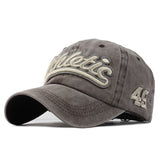 dasda  [FLB] 100% Washed Denim Baseball cap Snapback Hats Autumn Summer Hat for Men Women Caps Casquette hats Letter Embroidery Gorras