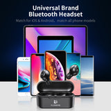 FLOVEME Mini TWS5.0 Bluetooth Wireless Earphone Headphone Sport Earphones Headset 3D Stereo Sound Earbuds Micro Charging Box - app80