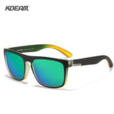 Fashion Guy's Sun Glasses From KDEAM Polarized Sunglasses Men Classic Design All-Fit Mirror Sunglass With Brand Box CE