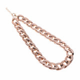Fashion Pet Dog Necklace Collars Thick Gold Chain Plated Plastic Identified Safety Collar Puppy Dogs Supplies 36cm/45cm C42