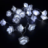 Flower Flasher Fairy Light  USB 20 LED String Rose Lights Valentine Home Decor Fashion Outdoor Holiday Lighting String Wedding