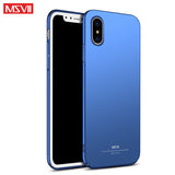For iPhone X XS XR Case Cover MSVII Silm Case For Apple iphone XS Max Coque Ultra Thin PC Cover For iPhone XR Case For iPhonex - app80
