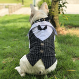 Formal Dog Clothes Wedding Pet Dog Suit Costume Pet Tuxedo Clothes For Small Medium Dogs Pug French Bulldog Bow Tie Dogs Clothes