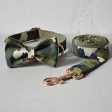 Free engrave bow dog collar customized metal buckle big small dog collar pet rope accessory factory price Christmas decorations
