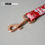 ssss  Free engrave dog collar leash leads with bow tie cat pet straps for small medium large dogs bulldog collar Christmas decorations