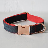 Free engrave soft dog collar leads puppy pet leash bow tie for small medium large dog labrador collar Christmas gift bowknot