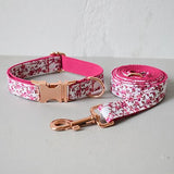 Free engrave soft dog collar leash set with bow tie Chihuahua collar metal adjustable pet supplies Christmas gift factory price