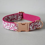 Free engrave soft dog collar leash set with bow tie Chihuahua collar metal adjustable pet supplies Christmas gift factory price