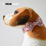 Free engrave soft dog collar leash set with bow tie Chihuahua collar metal adjustable pet supplies Christmas gift factory price