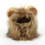 Funny Cute Pet Lion Mane Costume Autumn Winter Wig Cap Hat for Cat Halloween Xmas Cosplay Clothes Fancy Dress with Ears S-L